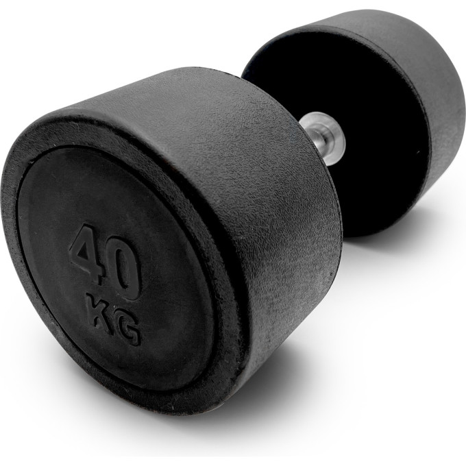Гантель UNIX FIT PRO круглая обрезиненная 40 кг DBRND40PBK